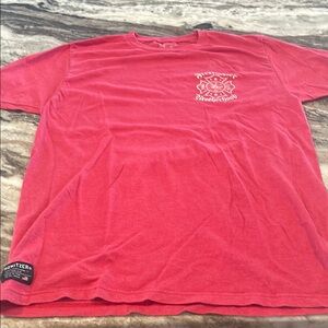 Men's Howitzer Firefighter Red T-Shirt size M